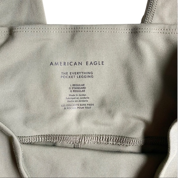 AE NWOT Olive High Waisted Pocket Leggings - Picture 4 of 5